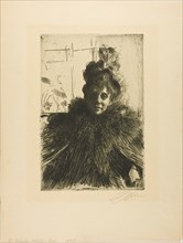 Gerda Hagborg III, 1896. Creator: Anders Leonard Zorn.