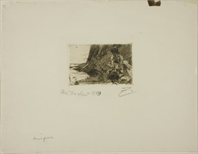 La Petite Baigneuse - The Little Bather, 1889. Creator: Anders Leonard Zorn.