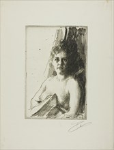 Nude Study III, 1896. Creator: Anders Leonard Zorn.