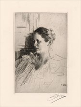 Mrs. Nagel, 1897. Creator: Anders Leonard Zorn.
