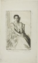 Mrs. Cleveland II, 1899. Creator: Anders Leonard Zorn.