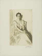 Mrs. Cleveland II, 1899. Creator: Anders Leonard Zorn.
