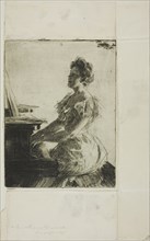 At the Piano, 1900. Creator: Anders Leonard Zorn.