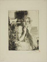 Emma Rasmussen, 1904. Creator: Anders Leonard Zorn.