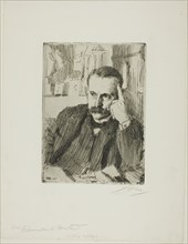 D'Estournelles de Constant, 1906. Creator: Anders Leonard Zorn.