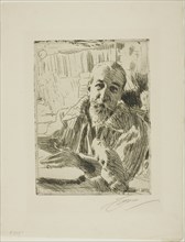 Anatole France, 1906. Creator: Anders Leonard Zorn.