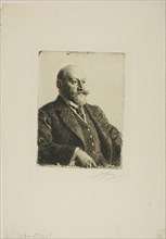Sir Ernest Cassel, 1909. Creator: Anders Leonard Zorn.