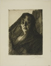 Gerda Lundequist, 1909. Creator: Anders Leonard Zorn.