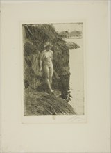 Precipice, 1909. Creator: Anders Leonard Zorn.