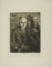 Alfred Beurdeley, 1906 or 1907. Creator: Anders Leonard Zorn.