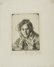 Young Girl from Mora (Kråkberg's Anna), 1903. Creator: Anders Leonard Zorn.