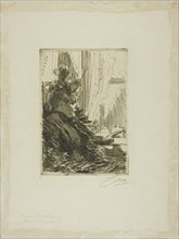 Gerda Grönberg III, 1892. Creator: Anders Leonard Zorn.