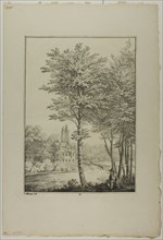 Plate 31 from Blatt Baum und Landschafts Studien, c.1810. Creator: Lorenz Ekemann Alesson.