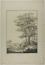 Plate 32 from Blatt Baum und Landschafts Studien, c.1810. Creator: Lorenz Ekemann Alesson.