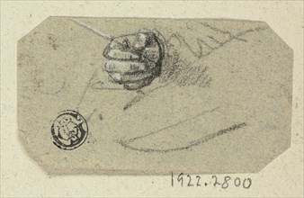 Right Hand Holding Drawing Implement, n.d. Creator: Unknown.