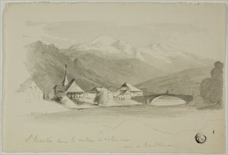 Saint Martin, in the Sallenche Valley, Looking Towards Mont Blanc, n.d. Creator: Unknown.
