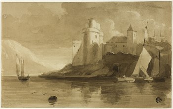 Castle on Lake, n.d. Creator: Unknown.