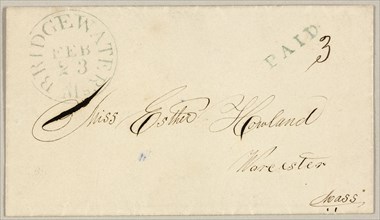 Valentine envelope, 1860/69. Creator: Unknown.