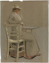 Woman Seated at a Table, n.d. Creator: Unknown.