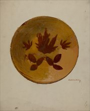 Pa. German Pie Dish, 1936. Creator: Eugene Shellady.