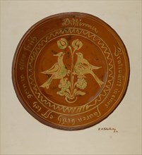 Plate, 1936. Creator: Eugene Shellady.