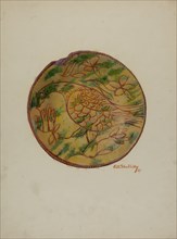 Pa. German Plate, 1937. Creator: Eugene Shellady.