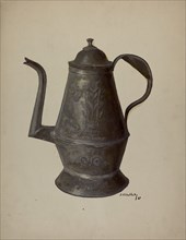 Pa. German Teapot, 1937. Creator: Eugene Shellady.