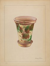 Flower Pot, 1935/1942. Creator: Anna Aloisi.