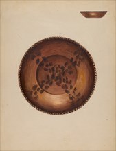 Pie Plate, 1936. Creator: Anna Aloisi.