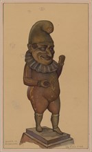 Cigar Store Figure, c. 1936. Creator: Elmer G Anderson.