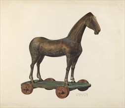 Toy Horse, 1935/1942. Creator: Charlotte Angus.