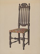 Side Chair, 1937. Creator: Louis Annino.