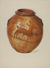 Pa. German Jar, c. 1937. Creator: William L. Antrim.
