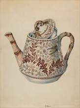 Teapot, c. 1936. Creator: Ralph Atkinson.