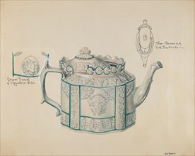 Teapot, c. 1936. Creator: Ralph Atkinson.