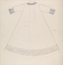 Nightgown (Back View), c. 1936. Creator: Evelyn Bailey.
