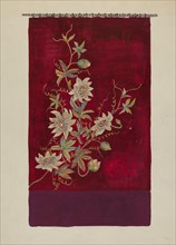 Embroidered Banner, c. 1936. Creator: Evelyn Bailey.