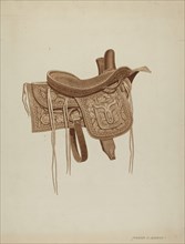Side Saddle, c. 1937. Creator: Frank C. Barks.