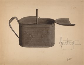 Tin Egg Boiler, c. 1938. Creator: Richard Barnett.