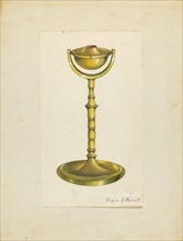 Lamp, 1935/1942. Creator: Eugene Barrell.