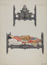 Doll Bed, c. 1937. Creator: Dana Bartlett.