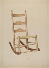 Rocking Chair, 1941. Creator: Edward Bashaw.