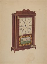 Shelf Clock, c. 1939. Creator: Edward Bashaw.