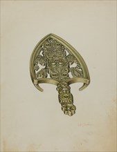 Brass Trivet, c. 1941. Creator: Edward Bashaw.