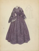 Dress, c. 1940. Creator: Jessie M. Benge.