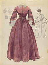 Dress, 1935/1942. Creator: Jessie M. Benge.