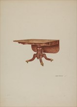 Table, Drop-leaf, 1940. Creator: Edith Towner.