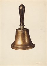 Town Crier's Bell, c. 1937. Creator: Edith Towner.