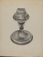 Lamp, c. 1936. Creator: Amelia Tuccio.