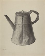 Pa. German Coffee Pot, c. 1939. Creator: Amelia Tuccio.